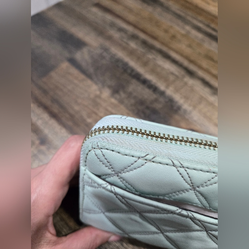 Kate Spade Natalia Crystal Blue Quilted Wallet MSRP - Picture 13 of 16